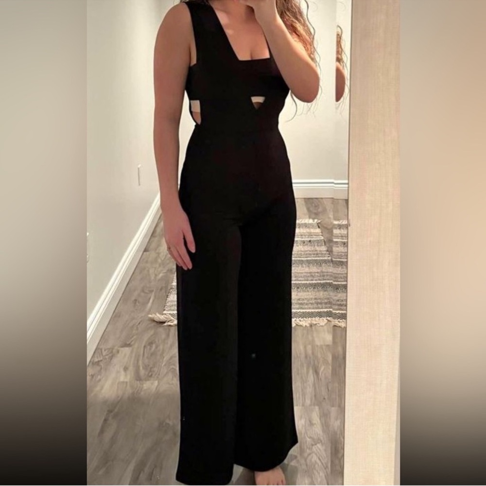 windsor store black jumpsuit